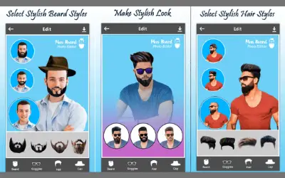 Download Hairy - Men Hairstyles Beard & Boys Photo Editor 6.9 for Android