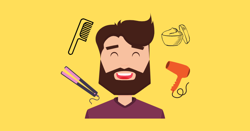 How to Straighten Beard Hair
