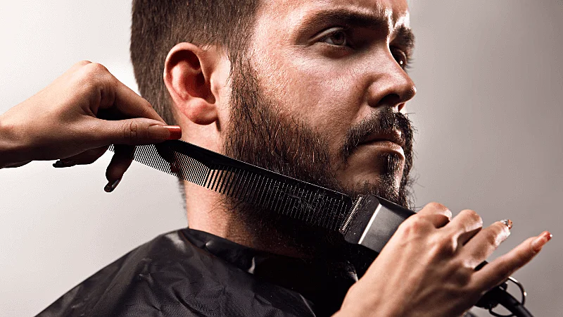 Trim sidewalls of your beard