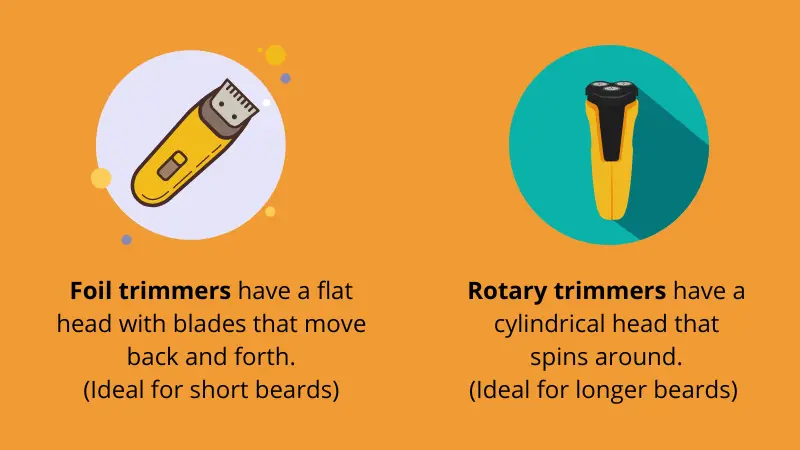 Rotary and Foil Beard Trimmers Types