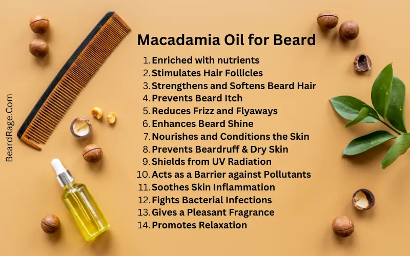 Benefits of Macadamia Oil for Beards